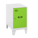 Vestiaire métallique monté 575x400x500 - Blanc/Vert - SIMON RACK - 8425437121104
