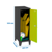 Vestiaire métallique monté 1015x400x500 - Anthracite/Vert - SIMON RACK - 8425437121463