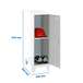 Vestiaire métallique monté 1015x400x500 - Bleu/Gris - SIMON RACK - 8425437121982