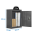 Armoire de rangement - 650x500x275 - Anthracite - SIMON RACK - 8425437122224