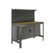 Kit établi Bricolage - 1445x910x610 - 1 niveau Gris/Bois - SIMON RACK - 8425437123207