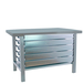 Kit établi mobile Bricolage - 830x1200x730 - 1 niveau Gris - SIMON RACK - 8425437124860