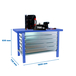 Kit établi mobile Bricolage - 830x1800x730 - 1 niveau Bleu - SIMON RACK - 8425437124914