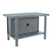 Kit établi mobile Bricolage - 830x1500x730 - 1 niveau Gris - SIMON RACK - 8425437124945