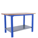 Kit établi mobile Bricolage - 865x1500x750 - 1 niveau Bleu - SIMON RACK - 8425437125010