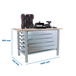 Kit établi mobile Bricolage - 865x1800x750 - 1 niveau Gris - SIMON RACK - 8425437125140