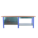 Kit établi mobile Bricolage - 865x2100x750 - 1 niveau Bleu - SIMON RACK - 8425437125270