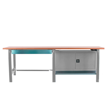 Kit établi mobile Bricolage - 865x2100x750 - 1 niveau Gris - SIMON RACK - 8425437125300