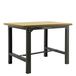Kit établi mobile Bricolage - 865x1500x750 - 1 niveau Anthracite/Bois - SIMON RACK - 8425437125812