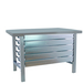 Kit établi mobile Bricolage - 830x1500x730 - 1 niveau Gris - SIMON RACK - 8425437126086