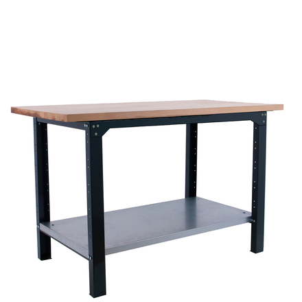 Kit établi mobile Bricolage - 865x1500x750 - 1 niveau Anthracite - SIMON RACK - 8425437126291