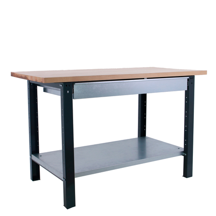 Kit établi mobile Bricolage - 865x1200x750 - 1 niveau Anthracite - SIMON RACK - 8425437126314