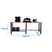 Kit établi mobile Bricolage - 865x2600x750 - 1 niveau Anthracite - SIMON RACK - 8425437126468