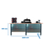 Kit établi mobile Bricolage - 865x2600x750 - 1 niveau Anthracite - SIMON RACK - 8425437126550