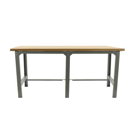 Kit établi mobile Bricolage - 865x2100x750 - 1 niveau Gris/Bois - SIMON RACK - 8425437126765
