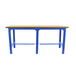 Kit établi mobile Bricolage - 865x2100x750 - 1 niveau Bleu/Bois - SIMON RACK - 8425437126772