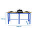 Kit établi mobile Bricolage - 865x2100x750 - 1 niveau Bleu/Bois - SIMON RACK - 8425437126772
