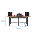 Kit établi mobile Bricolage - 865x2100x750 - 1 niveau Anthracite/Bois - SIMON RACK - 8425437126789