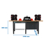 Kit établi mobile Bricolage - 865x2100x750 - 1 niveau Anthracite - SIMON RACK - 8425437126871