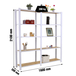 Rayonnage de bureau charge légère sans vis 2100x1600x300 - 5 niveaux Blanc - SIMON RACK - 8425437127335