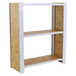 Rayonnage de bureau charge légère sans vis 1000x800x300 - 3 niveaux Blanc - SIMON RACK - 8425437127359
