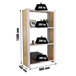 Rayonnage de bureau charge légère sans vis 1500x800x300 - 4 niveaux Blanc - SIMON RACK - 8425437127380