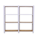 Rayonnage de bureau charge légère sans vis 1500x1600x300 - 4 niveaux Blanc - SIMON RACK - 8425437127397