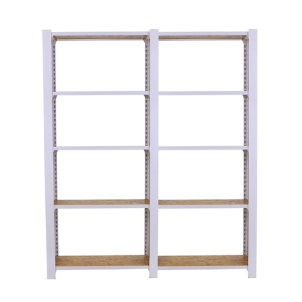Rayonnage de bureau charge légère sans vis 2100x1600x300 - 5 niveaux Blanc - SIMON RACK - 8425437127427