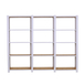 Rayonnage de bureau charge légère sans vis 2100x2400x300 - 5 niveaux Blanc - SIMON RACK - 8425437127434