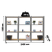 Rayonnage de bureau charge légère sans vis 1500x2400x300 - 4 niveaux Gris - SIMON RACK - 8425437127526