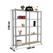 Rayonnage de bureau charge légère sans vis 2100x1600x300 - 5 niveaux Gris - SIMON RACK - 8425437127540