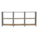 Rayonnage de bureau charge légère sans vis 1000x2400x300 - 3 niveaux Gris - SIMON RACK - 8425437127588