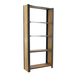 Rayonnage de bureau charge légère sans vis 2100x800x300 - 5 niveaux Gris - SIMON RACK - 8425437127625