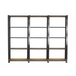 Rayonnage de bureau charge légère sans vis 2100x2400x300 - 5 niveaux Gris - SIMON RACK - 8425437127649