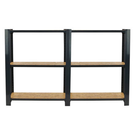Rayonnage de bureau charge légère sans vis 1000x1600x300 - 3 niveaux Anthracite - SIMON RACK - 8425437127663