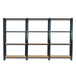 Rayonnage de bureau charge légère sans vis 1500x2400x300 - 4 niveaux Anthracite - SIMON RACK - 8425437127700