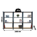 Rayonnage de bureau charge légère sans vis 1500x2400x300 - 4 niveaux Anthracite - SIMON RACK - 8425437127700