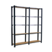 Rayonnage de bureau charge légère sans vis 2100x1600x300 - 5 niveaux Anthracite - SIMON RACK - 8425437127724