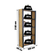 Rayonnage de bureau charge légère sans vis 2100x800x300 - 5 niveaux Anthracite/Bois - SIMON RACK - 8425437127809