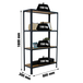 Rayonnage intérieur 1600x800x300 - 4 niveaux Anthracite - SIMON RACK - 8425437127847