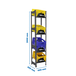 Rayonnage léger tri de bouteille sans vis 2000x400x300 - 4 niveaux Anthracite - SIMON RACK - 8425437129681