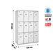 Vestiaire métallique 1800x1200x500 - Gris - SIMON RACK - 8425437130823