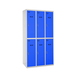 Vestiaire métallique 1800x900x500 - Gris/Bleu - SIMON RACK - 8425437130939