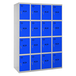 Vestiaire métallique 1800x1200x500 - Gris/Bleu - SIMON RACK - 8425437134005