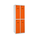 Vestiaire métallique 1800x600x500 - Gris/Orange - SIMON RACK - 8425437134074