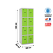 Vestiaire métallique 1800x600x500 - Gris/Vert - SIMON RACK - 8425437134289