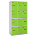 Vestiaire métallique 1800x900x500 - Gris/Vert - SIMON RACK - 8425437134296