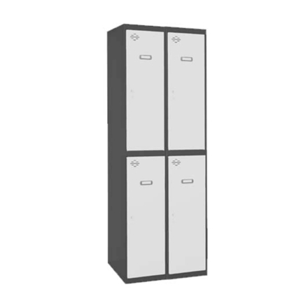 Vestiaire métallique 1800x600x500 - Anthracite/Bleu - SIMON RACK - 8425437134524