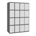 Vestiaire métallique 1800x1200x500 - Bleu - SIMON RACK - 8425437134609