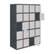 Vestiaire métallique 1800x1200x500 - Bleu - SIMON RACK - 8425437134630